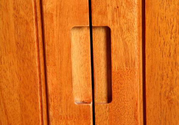 How to pick the door handle material? See how the DIY door handle material is matched